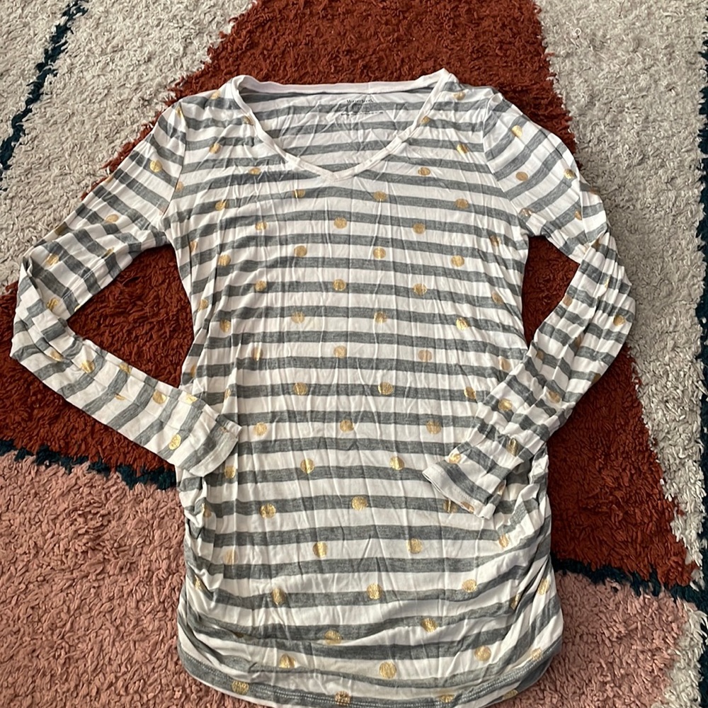 Motherhood Maternity Long Sleeve Shirt